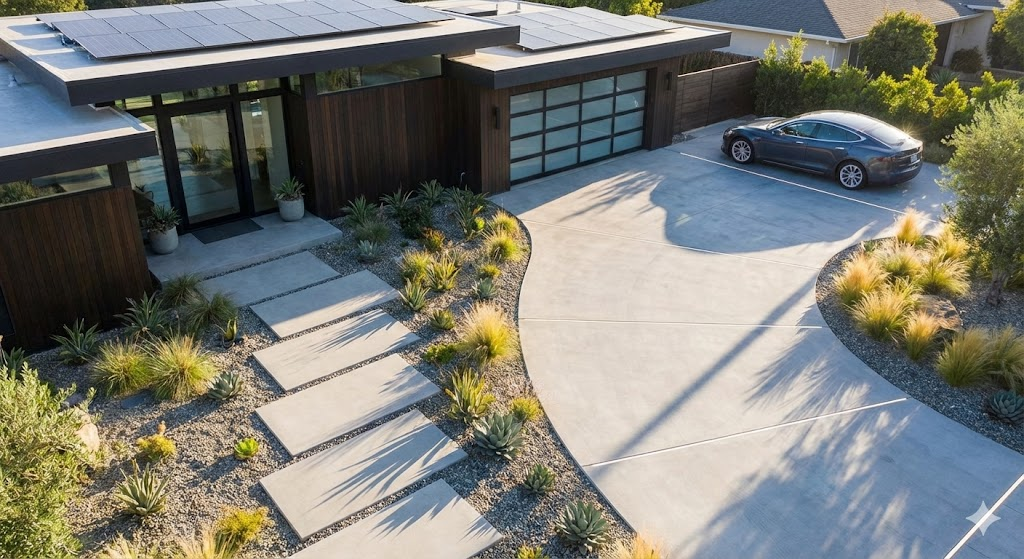 Driveway pressure washing in Gilbert neighborhoods