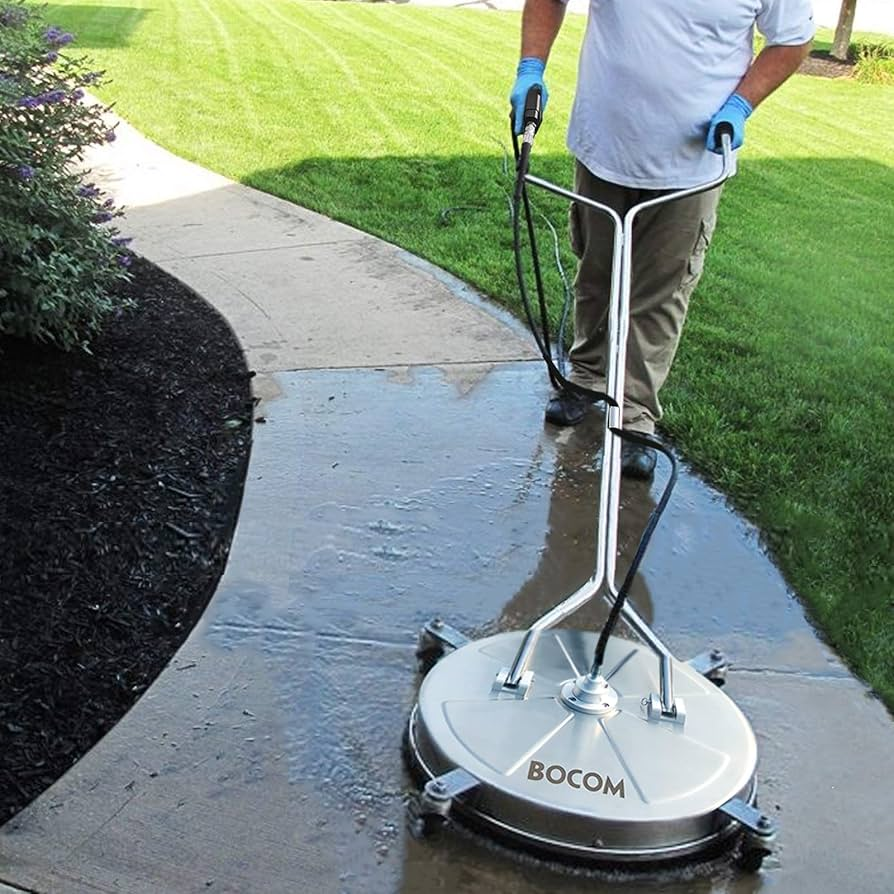Commercial pressure washing with surface cleaner in Gilbert